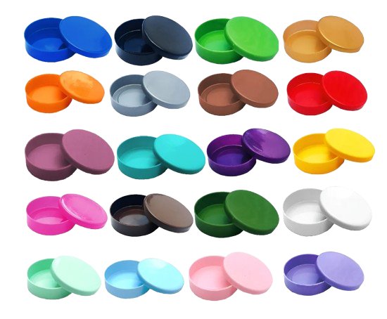 Kit 100 Latinhas Pl�sticas